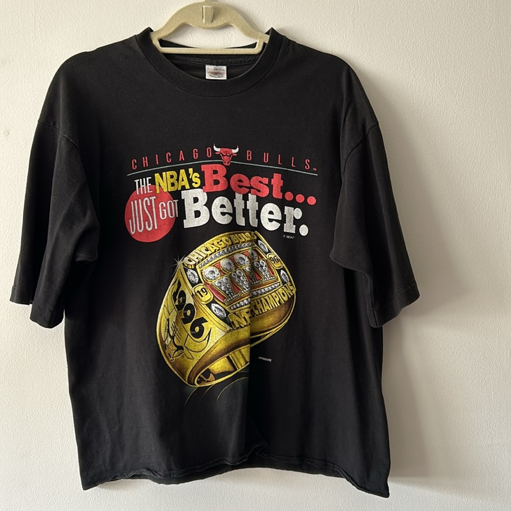Vintage 1996 Chicago Bulls NBA Championship T-shirt